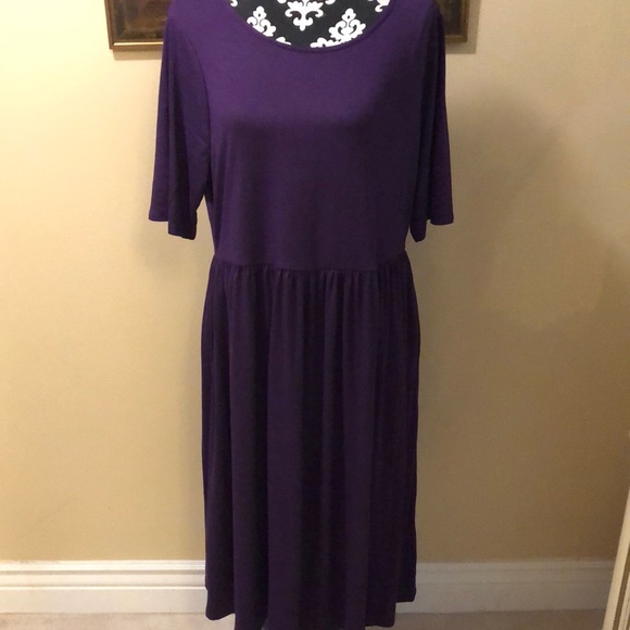 Zenana Outfitters Dresses & Skirts - 💜Zenana Outfitters plum purple comfy short sleeve t-shirt dress with pockets